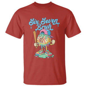 67 Bruh Meme T Shirt Ice Cream Drip Baseball Sport TS14 Red Print Your Wear