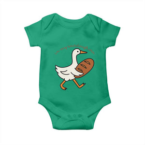 In My Sourdough Era Baby Onesie Funny Silly Goose Sourdough TS14 Irish Green Print Your Wear