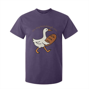In My Sourdough Era T Shirt For Kid Funny Silly Goose Sourdough TS14 Purple Print Your Wear