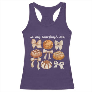 In My Sourdough Era Racerback Tank Top Coquette Bows Baking Bread Lover TS14 Purple Print Your Wear