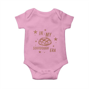 In My Sourdough Era Baby Onesie Funny Baking Bread Lover TS14 Light Pink Print Your Wear