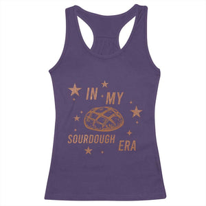 In My Sourdough Era Racerback Tank Top Funny Baking Bread Lover TS14 Purple Print Your Wear