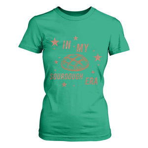 In My Sourdough Era T Shirt For Women Funny Baking Bread Lover TS14 Irish Green Print Your Wear