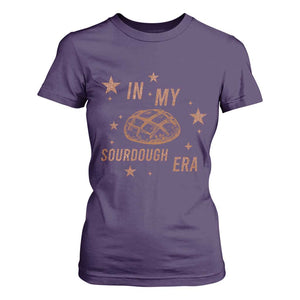 In My Sourdough Era T Shirt For Women Funny Baking Bread Lover TS14 Purple Print Your Wear