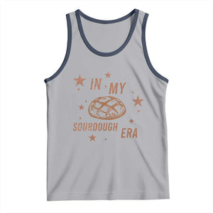 In My Sourdough Era Tank Top Funny Baking Bread Lover TS14 Athletic Heather Navy Print Your Wear