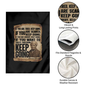 Harriet Tubman Quote Garden Flag Black History African American TS14 Print Your Wear