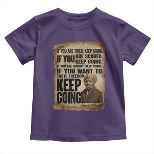 Harriet Tubman Quote Toddler T Shirt Black History African American TS14 Purple Print Your Wear