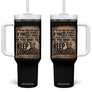Harriet Tubman Quote Tumbler With Handle Black History African American TS14 One Size: 40 oz Black Print Your Wear