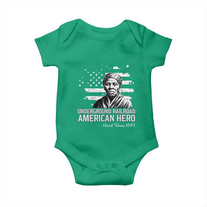 Harriet Tubman Baby Onesie Underground Railroad American Hero History TS14 Irish Green Print Your Wear