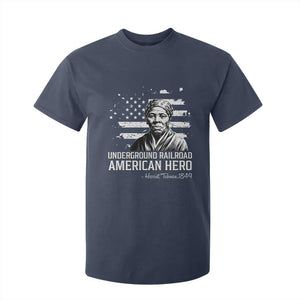 Harriet Tubman T Shirt For Kid Underground Railroad American Hero History TS14 Navy Print Your Wear