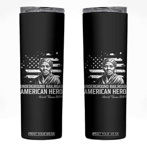 Harriet Tubman Skinny Tumbler Underground Railroad American Hero History TS14 Black Print Your Wear