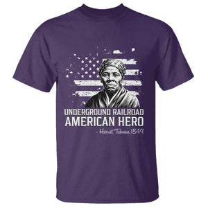 Harriet Tubman T Shirt Underground Railroad American Hero History TS14 Purple Print Your Wear