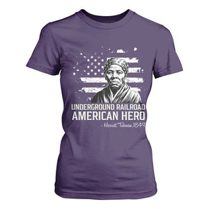 Harriet Tubman T Shirt For Women Underground Railroad American Hero History TS14 Purple Print Your Wear