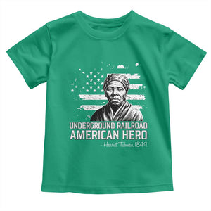 Harriet Tubman Toddler T Shirt Underground Railroad American Hero History TS14 Irish Green Print Your Wear