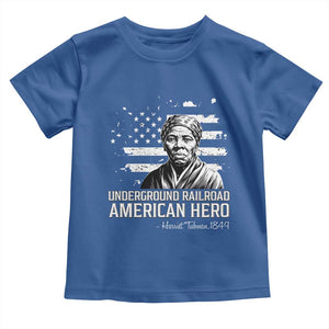 Harriet Tubman Toddler T Shirt Underground Railroad American Hero History TS14 Royal Blue Print Your Wear