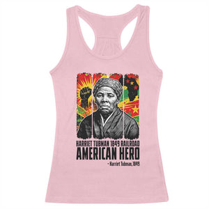 Harriet Tubman Black History Month Racerback Tank Top Underground Railroad American Hero History TS14 Light Pink Print Your Wear