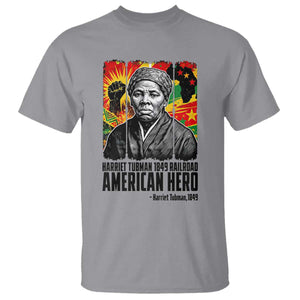 Harriet Tubman Black History Month T Shirt Underground Railroad American Hero History TS14 Sport Gray Print Your Wear