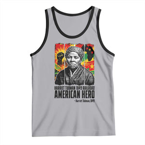 Harriet Tubman Black History Month Tank Top Underground Railroad American Hero History TS14 Athletic Heather Black Print Your Wear