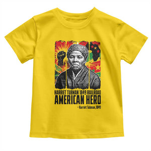 Harriet Tubman Black History Month Toddler T Shirt Underground Railroad American Hero History TS14 Daisy Print Your Wear