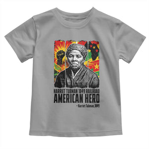 Harriet Tubman Black History Month Toddler T Shirt Underground Railroad American Hero History TS14 Sport Gray Print Your Wear