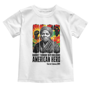 Harriet Tubman Black History Month Toddler T Shirt Underground Railroad American Hero History TS14 White Print Your Wear