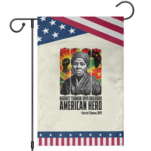 Harriet Tubman Black History Month Patriotic Garden Flag Underground Railroad American Hero History TS14 Modern Beige Blue Print Your Wear