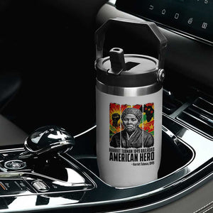 Harriet Tubman Black History Month Flip Straw Tumbler Underground Railroad American Hero History TS14 Print Your Wear