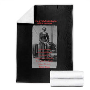Harriet Tubman Throw Blanket Black History Month TS14 Black Print Your Wear