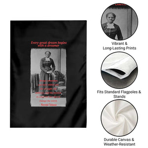 Harriet Tubman Garden Flag Black History Month TS14 Print Your Wear