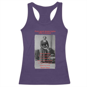 Harriet Tubman Racerback Tank Top Black History Month TS14 Purple Print Your Wear