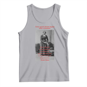 Harriet Tubman Tank Top Black History Month TS14 Athletic Heather Print Your Wear