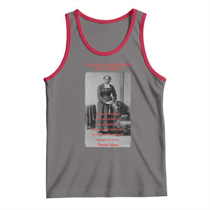 Harriet Tubman Tank Top Black History Month TS14 Deep Heather Red Print Your Wear