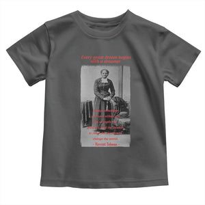 Harriet Tubman Toddler T Shirt Black History Month TS14 Dark Heather Print Your Wear