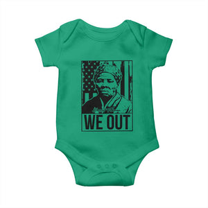 Harriet Tubman Quote Baby Onesie We Out Strong Woman TS14 Irish Green Print Your Wear