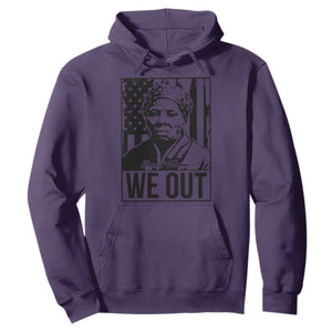 Harriet Tubman Quote Hoodie We Out Strong Woman TS14 Purple Print Your Wear
