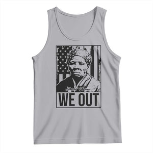 Harriet Tubman Quote Tank Top We Out Strong Woman TS14 Athletic Heather Print Your Wear