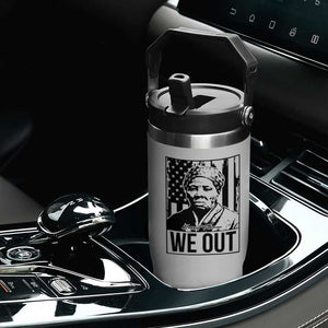 Harriet Tubman Quote Flip Straw Tumbler We Out Strong Woman TS14 Print Your Wear