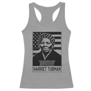 Harriet Tubman Quote Racerback Tank Top Black History Month TS14 Sport Gray Print Your Wear