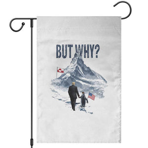 But Why Penguin Garden Flag Head Towards The Mountains Penguin Meme TS14 White Print Your Wear