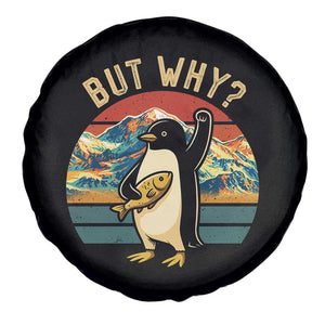 But Why Penguin Spare Tire Cover Nihilist Penguin Mountain Hiking TS14 Print Your Wear