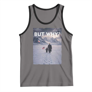 But Why Penguin Tank Top Trump Nihilist Penguin Political Meme Minimal TS14 Deep Heather Black Print Your Wear