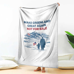 Greenland Is Not for Sale Throw Blanket Funny Nihilist Penguin Greenland Political Meme FDT TS14 Print Your Wear