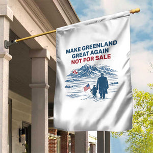 Greenland Is Not for Sale Garden Flag Funny Nihilist Penguin Greenland Political Meme FDT TS14 Print Your Wear