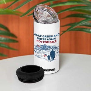 Greenland Is Not for Sale 4 in 1 Can Cooler Tumbler Funny Nihilist Penguin Greenland Political Meme FDT TS14 Print Your Wear