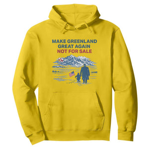 Greenland Is Not for Sale Hoodie Funny Nihilist Penguin Greenland Political Meme FDT TS14 Daisy Print Your Wear