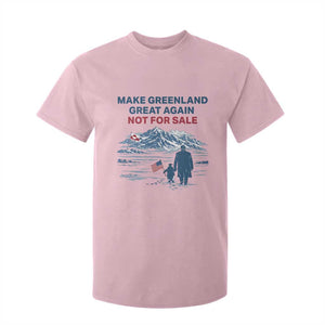 Greenland Is Not for Sale T Shirt For Kid Funny Nihilist Penguin Greenland Political Meme FDT TS14 Light Pink Print Your Wear