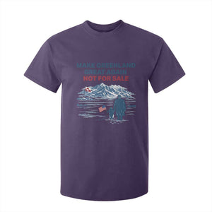 Greenland Is Not for Sale T Shirt For Kid Funny Nihilist Penguin Greenland Political Meme FDT TS14 Purple Print Your Wear