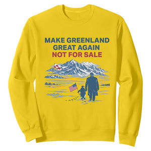 Greenland Is Not for Sale Sweatshirt Funny Nihilist Penguin Greenland Political Meme FDT TS14 Daisy Print Your Wear