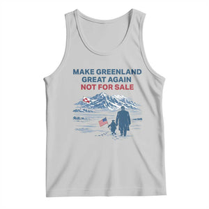 Greenland Is Not for Sale Tank Top Funny Nihilist Penguin Greenland Political Meme FDT TS14 Ash Print Your Wear