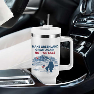 Greenland Is Not for Sale Tumbler With Handle Funny Nihilist Penguin Greenland Political Meme FDT TS14 Print Your Wear